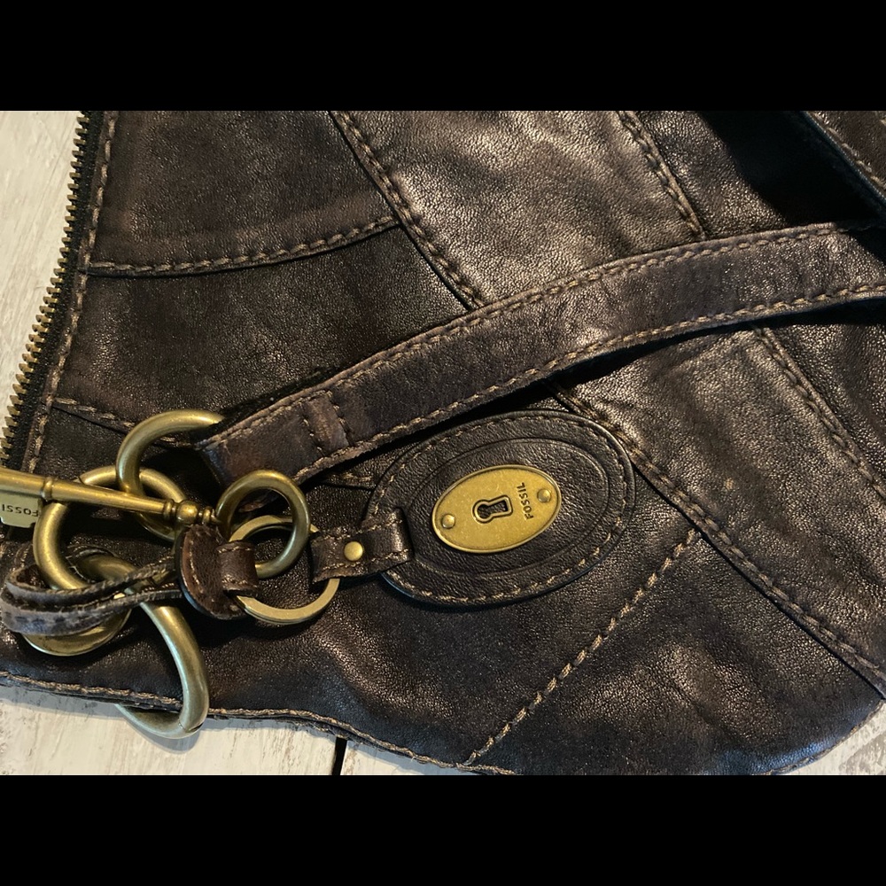 Leather Crossbody Fossil bag